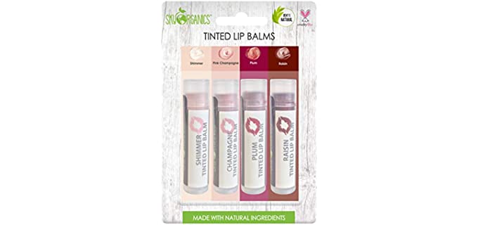 Sky Organics Tinted - Organic Lip Plumping Balm