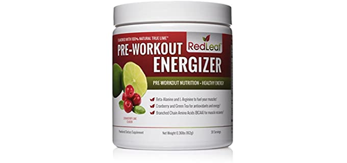 Red Leaf Pre-Workout - Organic Energizer Powder