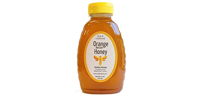 Smiley Honey Raw - Organic Orange Blossom Honey