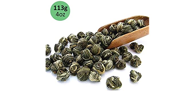 Tealyra Dragon Pearls - Organic Jasmine Green Tea