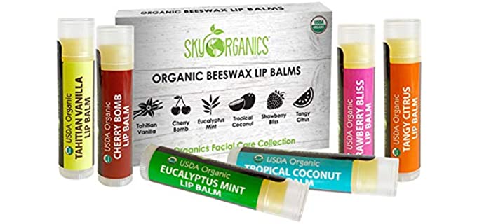 Sky Organics Beeswax Lipgloss - Beeswax Organic Lip Gloss
