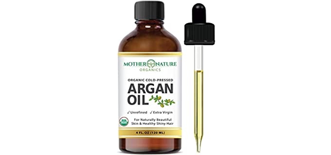 Mother Nature Cold Pressed - 100% Pure Organic Argan Oil
