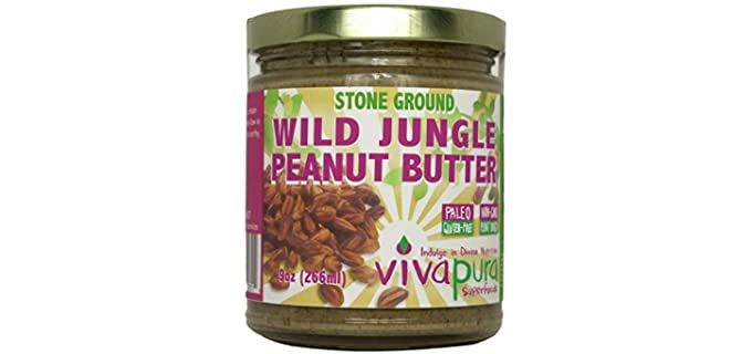 Vivapura Stone Ground - Wild Jungle Organic Peanut Butter