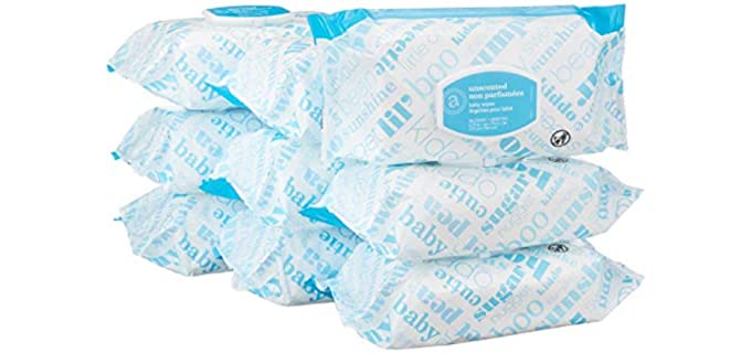 Amazon Elements Unscented - Baby Wipes