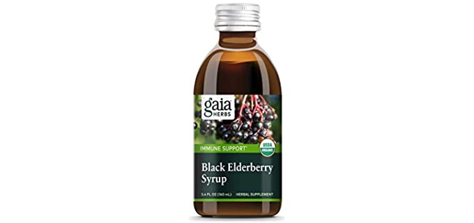Gaia Herbs Black - Organic Elderberry Syrup