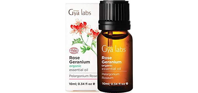 Gya Labs Rose Geranium - Blendable Organic Essential Oils