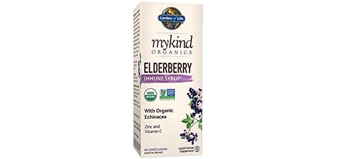 Garden of Life Sugar-Free - Herbal Organic Elderberry Syrup