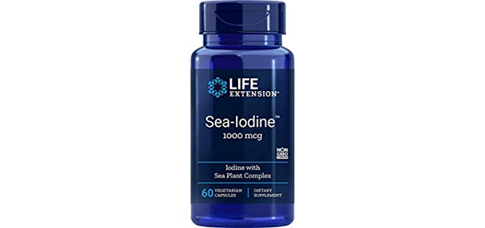 Life Extension 1000 mcg - Organic Iodine Supplement
