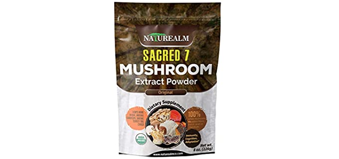 Naturealm Sacred 7 - Organic Mushroom Powder