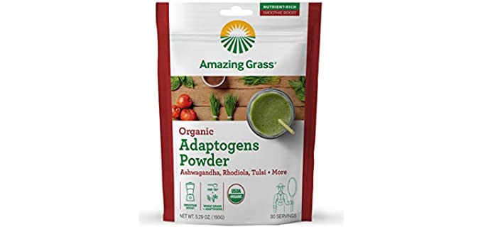 Amazing Grass Booster - Organic Adaptogens Green Powder