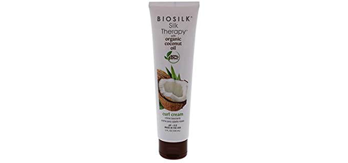 BioSilk Silk Therapy - Organic Coconut Oil Curl Cream
