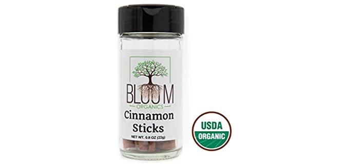 Bloom Organics Whole - Organic Cinnamon Sticks