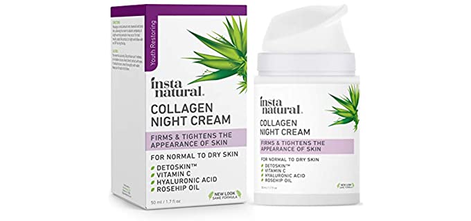 InstaNatural Anti-Aging - Collagen Night Cream