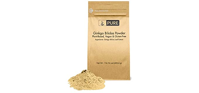 Pure Organic Ingredients Powder - Organic Ginkgo Biloba