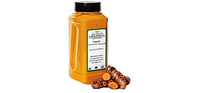 HQOExpress Kosher - USDA Organic Turmeric Powder