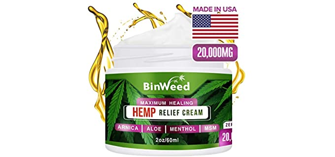 BinWeed Pure - Organic Pain Relief Cream