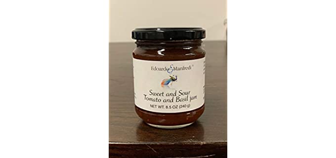 Edoardo & Manfredi Sicilian - Organic Tomato and Basil Jam
