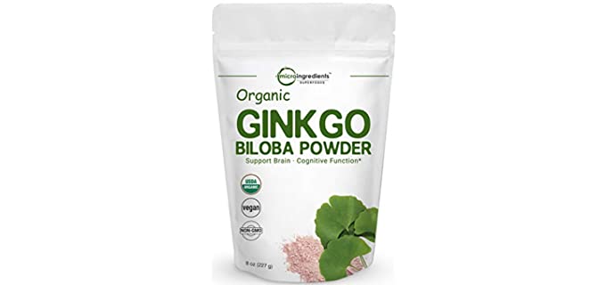 Micro Ingredients Vegan Friendly - Organic Ginkgo Biloba