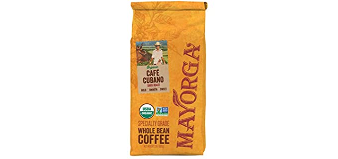 Mayorga Café Cubano - Oragnic Whole Bean Coffee
