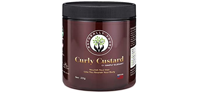 Simply Elegant Naturally Yours - Organic Curly Custard Cream