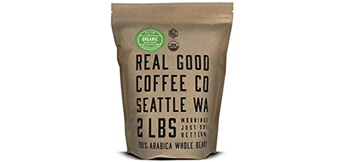 Real Good Coffee Company Dark - Whole Bean Coffee