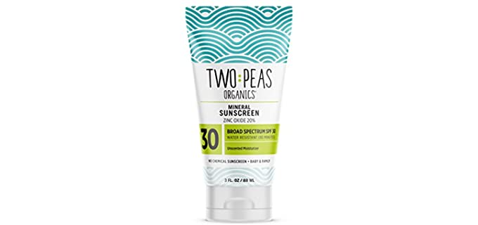 Two Peas Organics Family Friendly - Organic Mineral Sunscreen Lotion