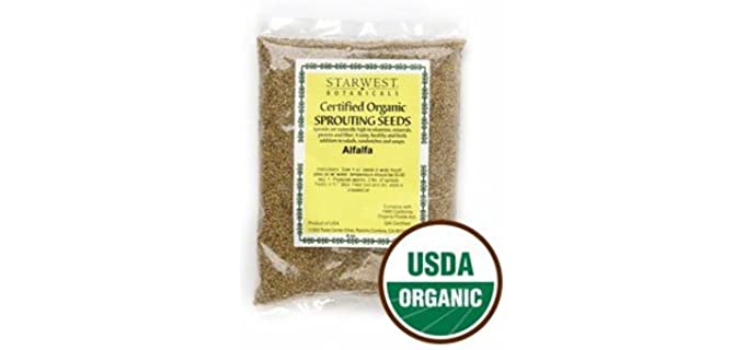 Starwest Botanicals Organic - Alfalfa Sprout Seeds