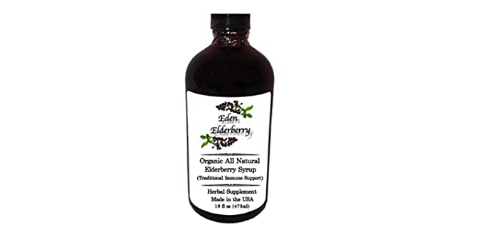 Eden Elderberry All Natural - Organic Elderberry Syrup