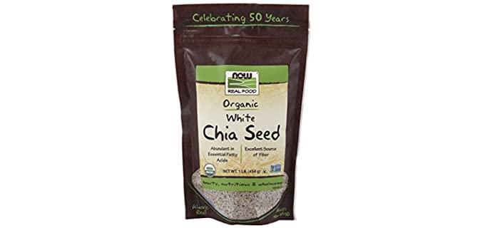 NOW Foods Organic - White Chia Seeds