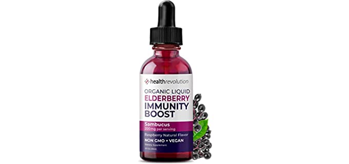 Health Revolution Sambucus - Organic Elderberry Syrup