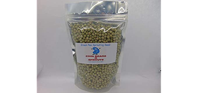 COOL BEANS n SPROUTS Non-Modified - Organic Nutritious Pea Sprouting Seeds