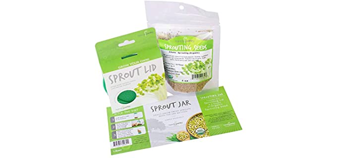 Handy Pantry Sprouting Kit - Organic Alfalfa Sprouting Seeds