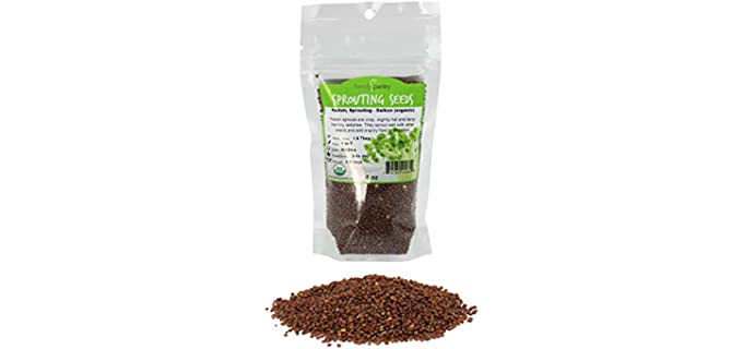 Handy Pantry Resealable - OTCO Organic Radish Sprouting Seeds