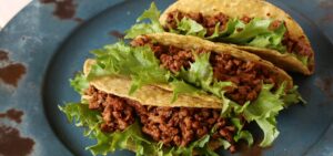 Taco Shell Filled
