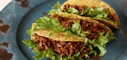 Taco Shell Filled
