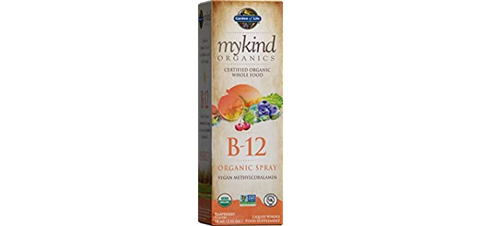 Garden of Life Raspberry - Adult Organic B12 Vitamins