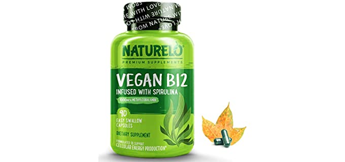 Naturelo Spirulina - Gluten Free Organic B12 Vitamins
