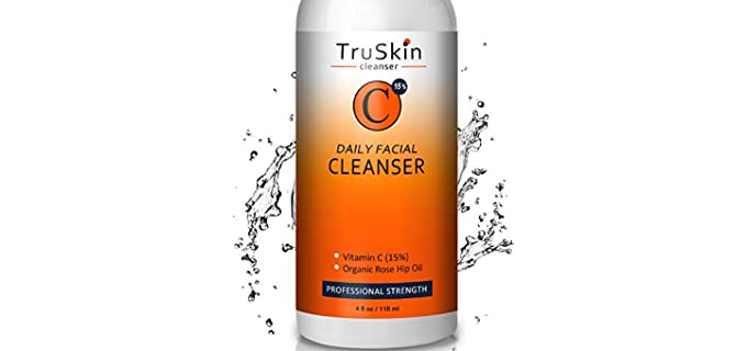 TruSkin Vitamin C - Anti-Aging Best Organic Face Cleanser