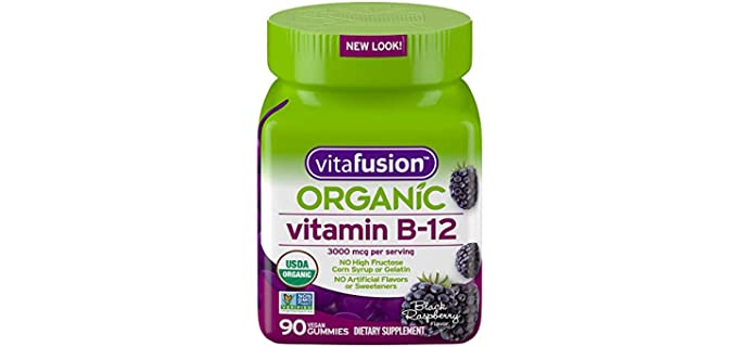 Vitafusion No Gelatin - Gummy Organic B12 Vitamins