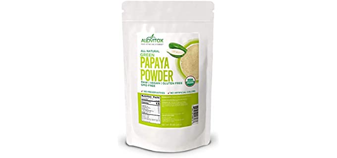 Alovitox Green Papaya - Organic Papaya Digestive Powder