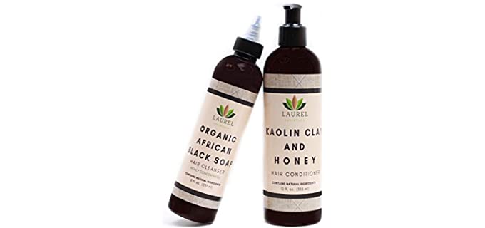 Laurel Essentials Black soap - Honey Clay Shampoo