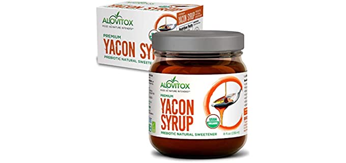 Alovitox Store 8-Ounces Jar - Organic Yacon Prebiotic Syrup