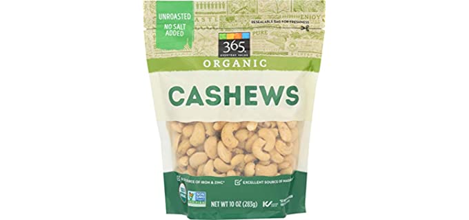 365 by Whole Foods Unsalted - Unroasted Organic Cashews