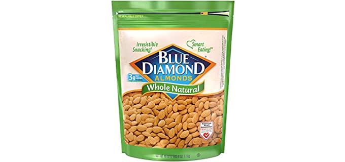 Blue Diamond Almonds Whole Natural - Cholesterol Free Raw Almonds