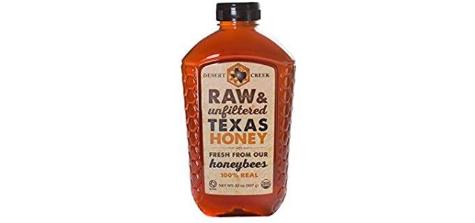 Desert Creek Honey Raw Unfiltered - Unpasteurized Organic Raw Honey