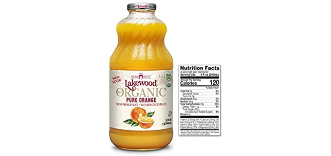 Lakewood 32 Ounce - Organic Pure Orange