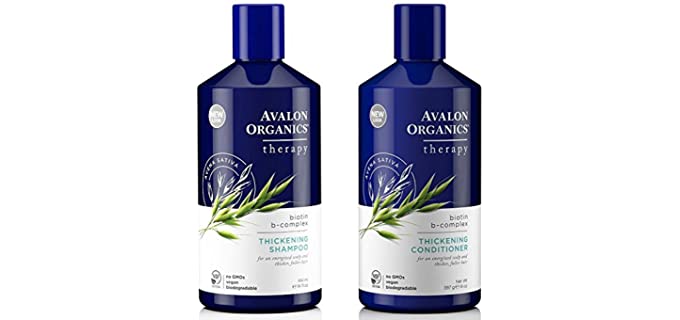 Avalon Organics Thickening - B-Complex Shampoo for Hair Fall