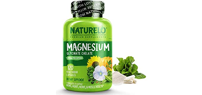 NATURELO Organic - Magnesium Glycinate Supplement