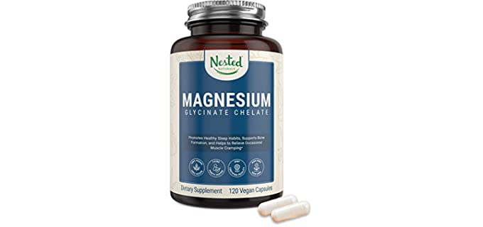 Nested Naturals Natural - Magnesium Glycinate Chelate Supplement