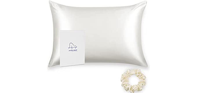 Alaska Bear Beauty Sleep - 100% Organic Silk Pillowcase